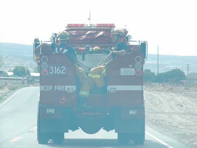 <b>Firemen at work